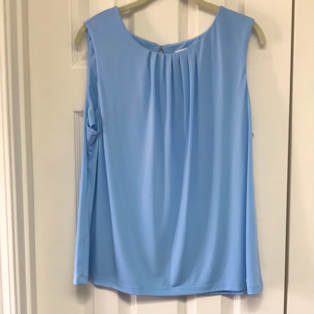 Calvin Klein powder blue top